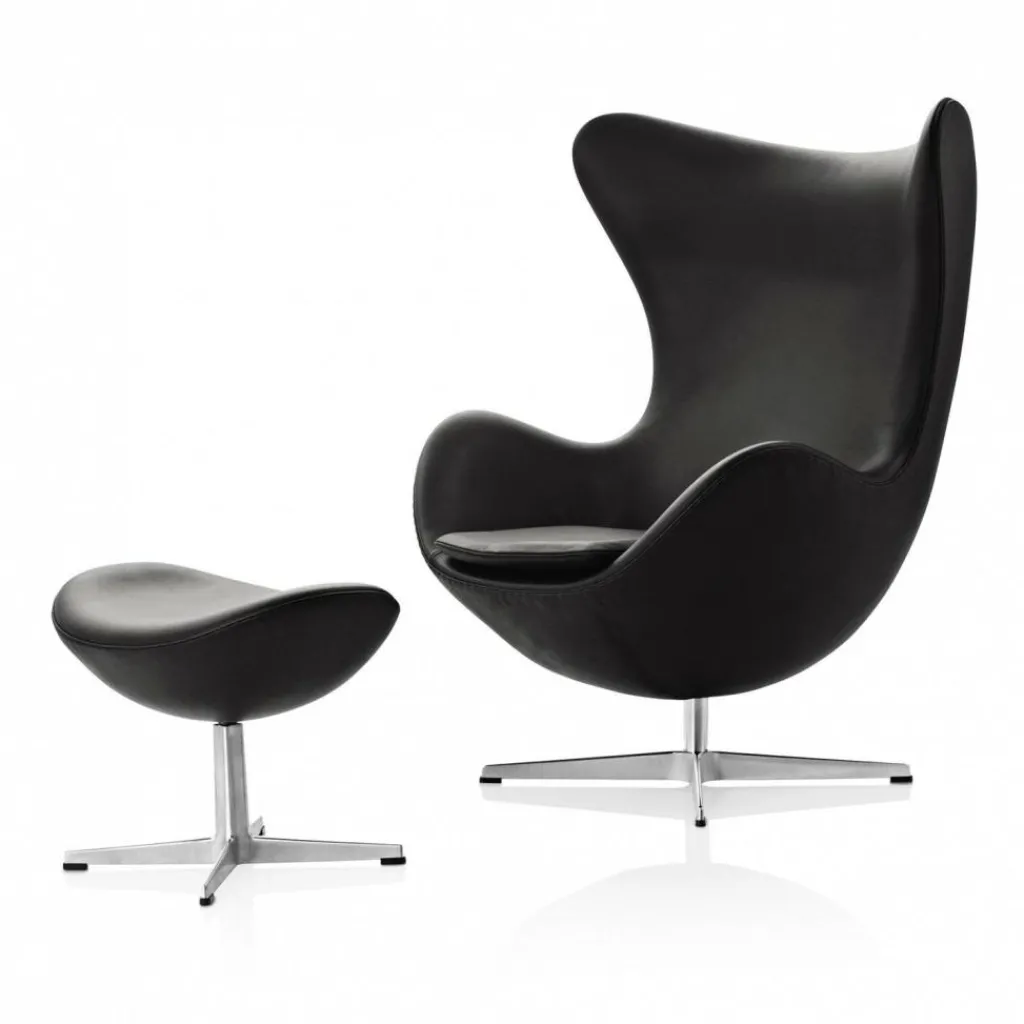 Fritz Hansen Egg/ Das Ei™ Loungesessel Leder| Sessel