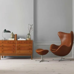 Fritz Hansen Egg/ Das Ei™ Loungesessel Leder| Sessel
