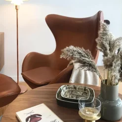 Fritz Hansen Egg/ Das Ei™ Loungesessel Leder| Sessel