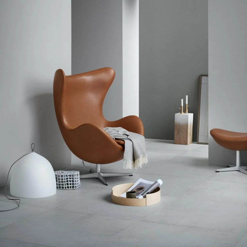 Fritz Hansen Egg/ Das Ei™ Loungesessel Leder| Sessel