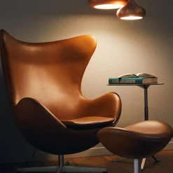Fritz Hansen Egg/ Das Ei™ Loungesessel Leder| Sessel