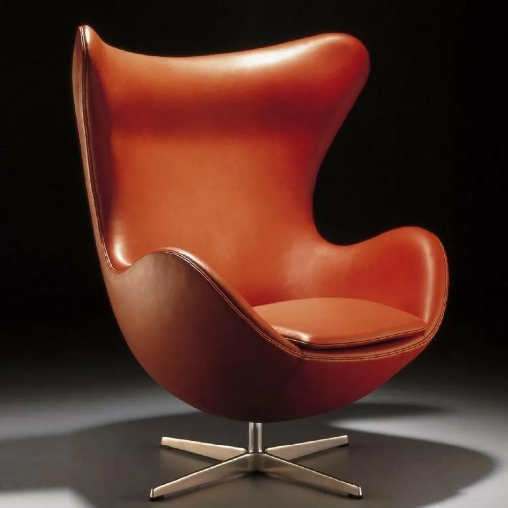 Fritz Hansen Egg/ Das Ei™ Loungesessel Leder| Sessel