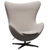 Fritz Hansen Egg/ Das Ei™ Loungesessel Stoff Gestell Warm Graphite| Sessel