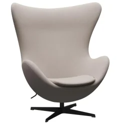 Fritz Hansen Egg/ Das Ei™ Loungesessel Stoff Gestell Warm Graphite| Sessel