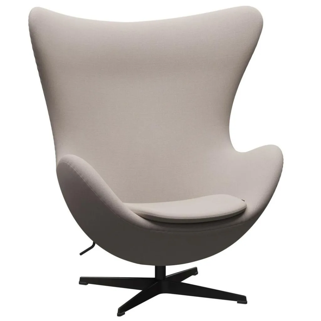 Fritz Hansen Egg/ Das Ei™ Loungesessel Stoff Gestell Warm Graphite| Sessel