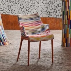 Stühle^Kartell Eleganza Nia Armlehnstuhl Missoni