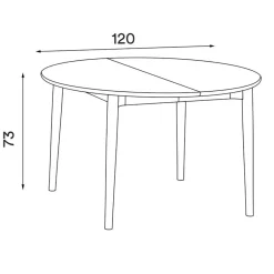 Northern Expand Esstisch Ø120cm| Esstische