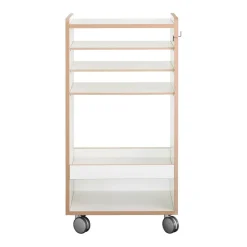 Container|Container^Tojo Fahrbar Rollwagen mit Fächern dreifach