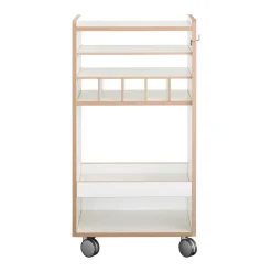 Container|Container^Tojo Fahrbar Rollwagen mit Flascheneinsatz liegend