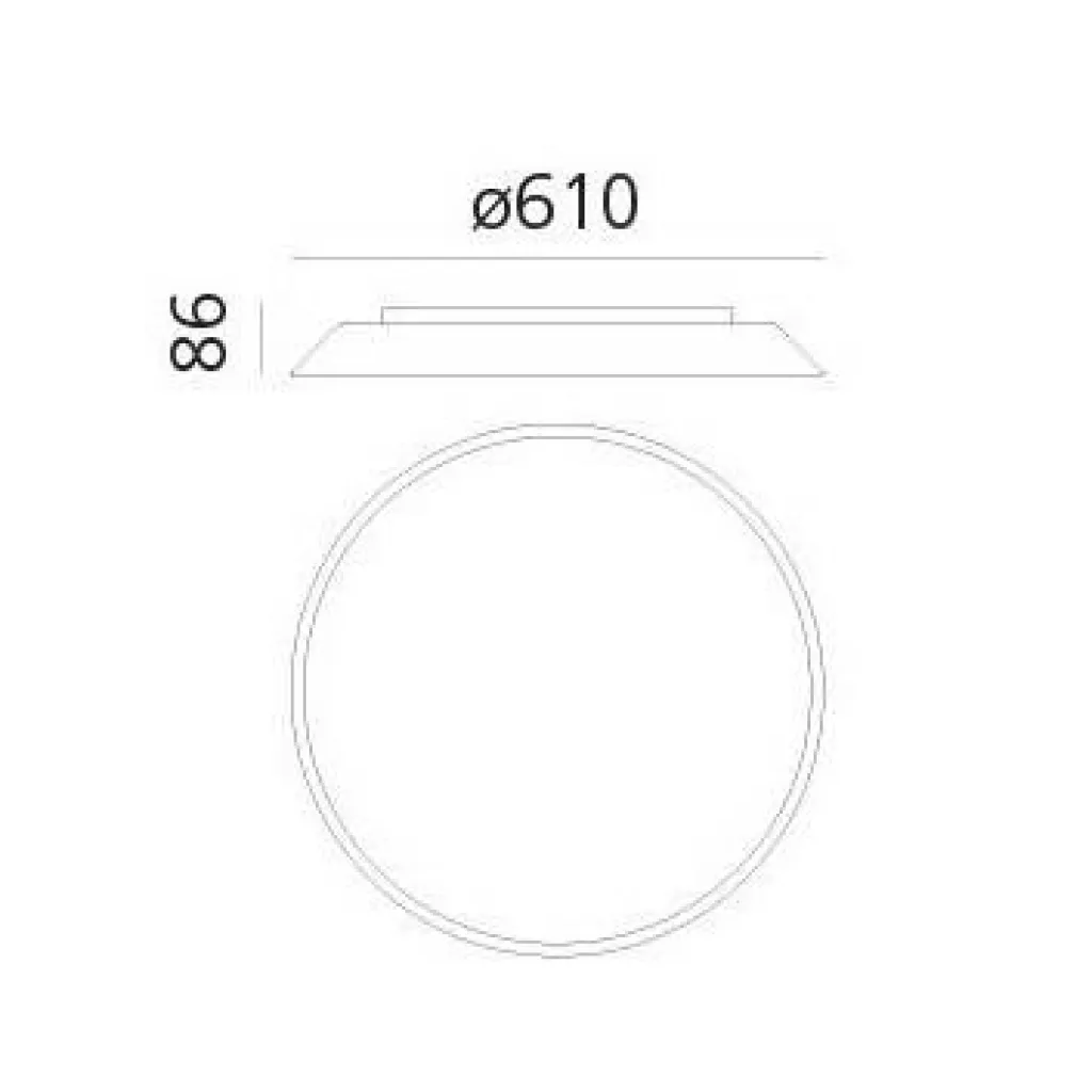 Wandleuchten^Artemide Febe LED Wandleuchte/ Deckenleuchte