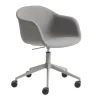 Bürostühle^Muuto Fiber Chair Drehstuhl mit Rollen und Gaslift