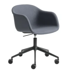 Bürostühle^Muuto Fiber Chair Drehstuhl mit Rollen und Gaslift