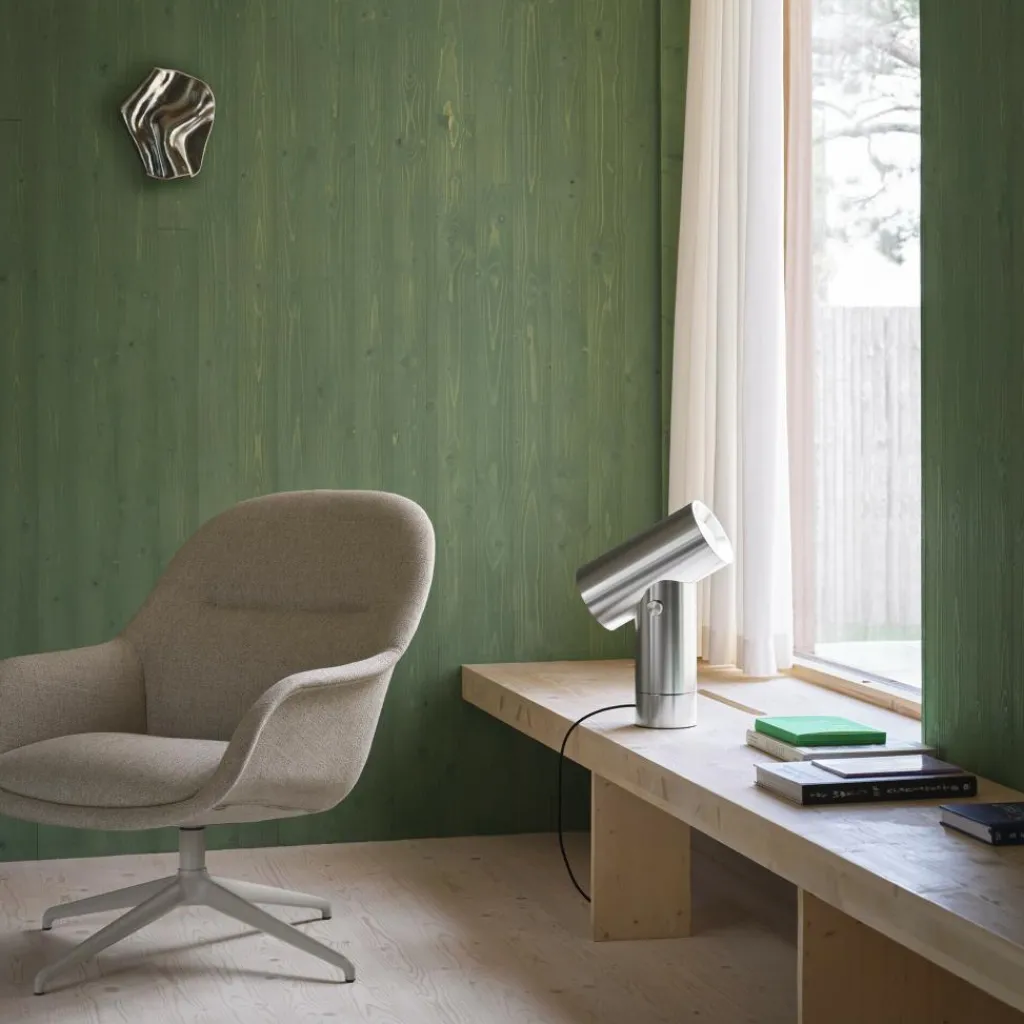 Muuto Fiber Lounge Armchair Drehgestell| Sessel