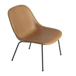 Muuto Fiber Lounge Stuhl Stahlgestell gepolstert| Sessel