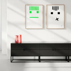 Regalsysteme^OUT Objekte unserer Tage Fischer Design 06 Sideboard 180x38x58,5cm