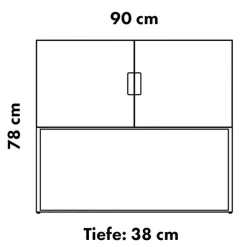 OUT Objekte unserer Tage Fischer Design 01 Sideboard 90x38x78cm| Sideboards|Sideboards