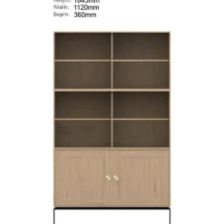 Regale^Carl Hansen FK63 Standregal 112x36x184,5cm
