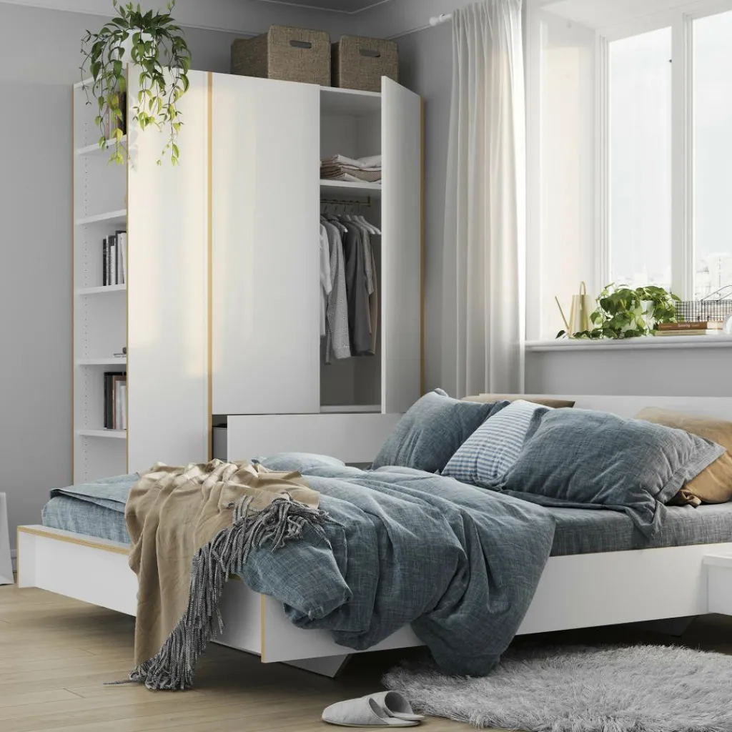 Müller Small Living Flai Doppelbett Komforthöhe 160x200cm| Betten