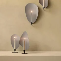 Kerzenständer^Audo Flambeau Wandkerzenhalter H 40cm