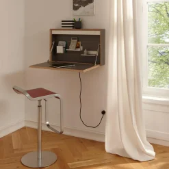 Müller Small Living Flatbox LED Wandsekretär mit Soft-Touch Schalter| Tische|Sekretäre