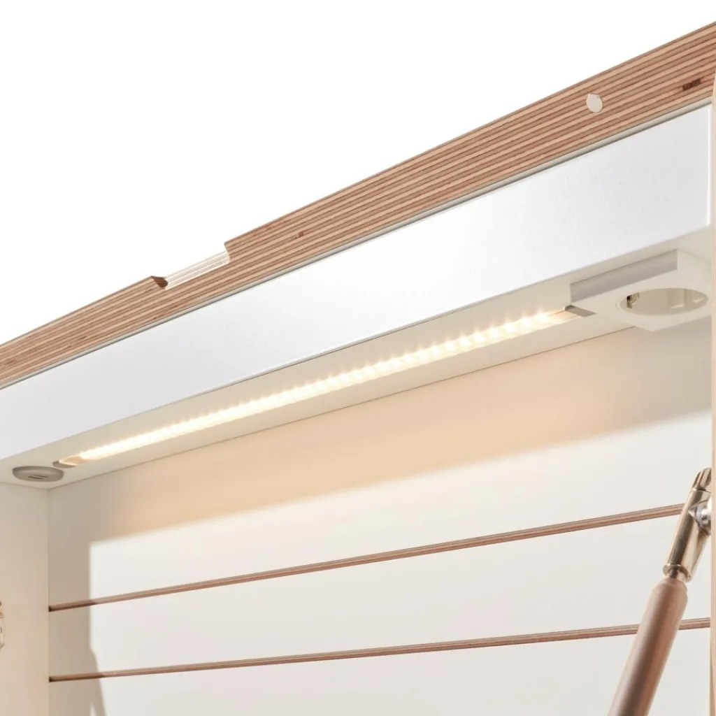 Müller Small Living Flatbox LED Wandsekretär mit Soft-Touch Schalter| Tische|Sekretäre