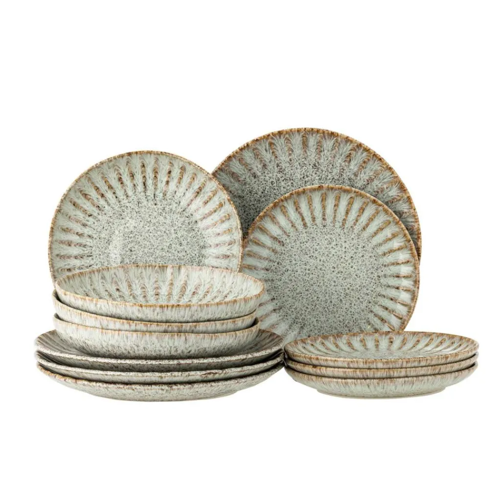 Bloomingville Fleur Geschirrset 12tlg.| Geschirr