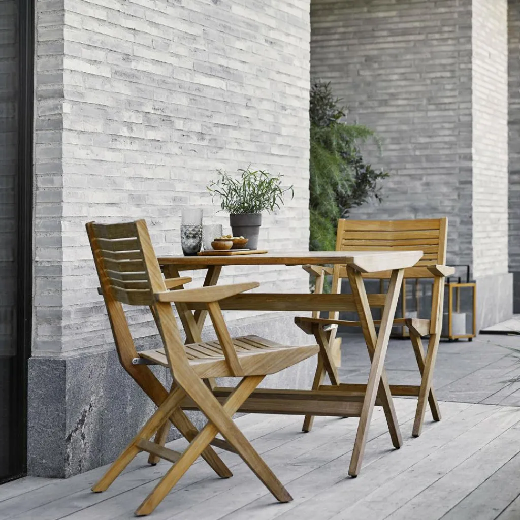 Stühle^Cane-Line Flip Gartenarmlehnstuhl klappbar