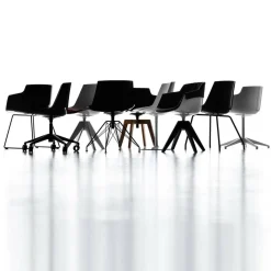 Bürostühle^MDF Italia Flow Bürostuhl mit Sternfuß & Rollen