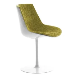 MDF Italia Flow Drehstuhl gepolstert mit Tellerfuß| Stühle