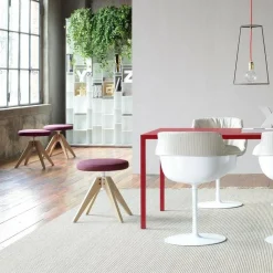 MDF Italia Flow Hocker gepolstert 48cm| Hocker