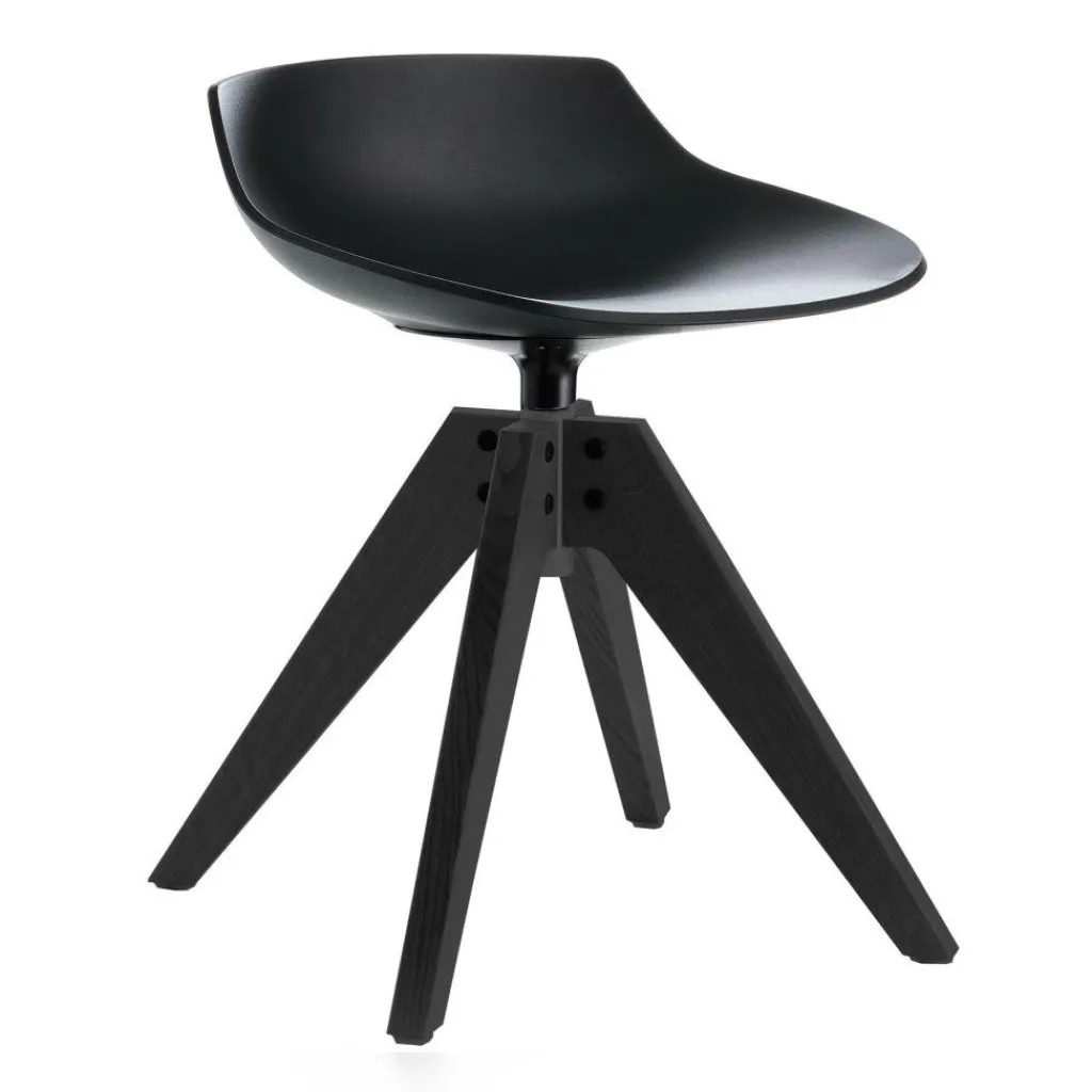 Hocker^MDF Italia Flow Hocker Gestell Eiche 44cm