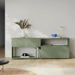Sideboards|Sideboards^Piure Flow Q Sideboard mit Schubkasten und Klapptür 200x71x40cm
