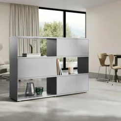 Sideboards|Sideboards^Piure Flow Q Sideboard/Standregal mit 3 Klapptüren 200x124x40cm