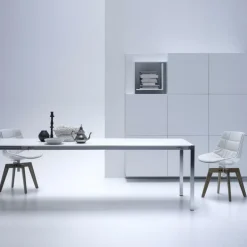 Stühle^MDF Italia Flow Stuhl gepolstert Gestell Eiche