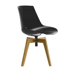 MDF Italia Flow Stuhl Vierfußgestell Eiche| Stühle