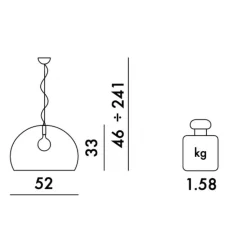 Pendelleuchten^Kartell FL/Y Pendelleuchte