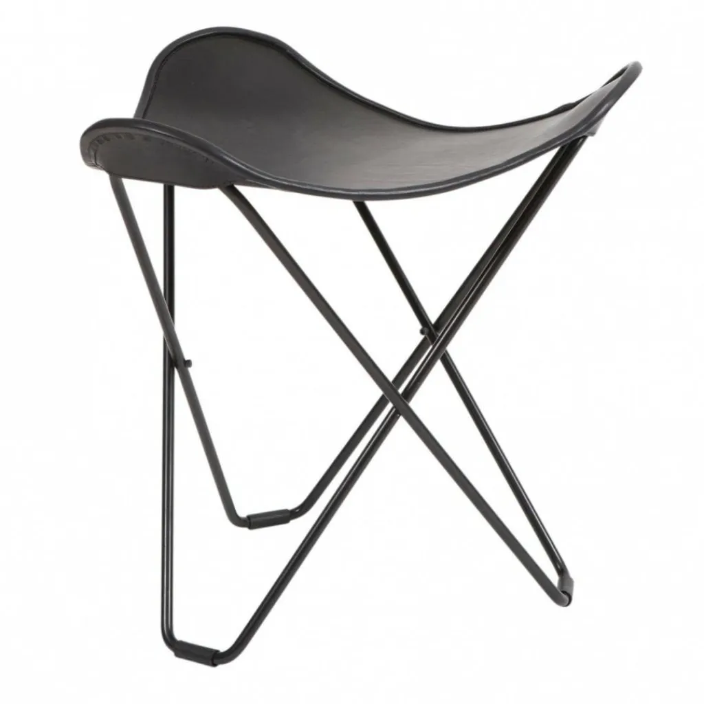 cuero Flying Goose Pampa Hocker| Hocker