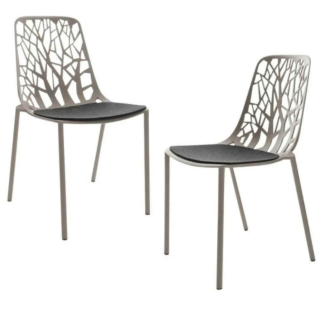 Fast Forest Gartenstuhl 2er-Set inkl. Auflagen| Stühle