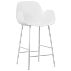 Normann Copenhagen Form Bararmlehnstuhl Gestell Stahl 65cm| Barhocker