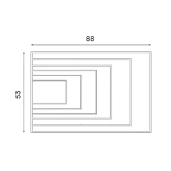 Northern Frame Wandwäscheständer| Badaccessoires