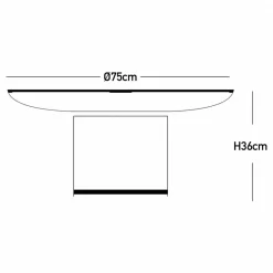 Tische^Petite Friture Francis Large Mirror Couchtisch