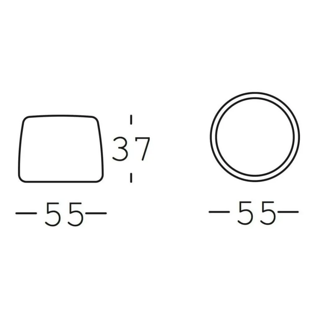 Poufs^freistil Rolf Benz freistil 173 Teddy Edition Pouf