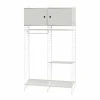 Schränke^String Garderobe mit 2 Schrankelementen 120x200x30cm