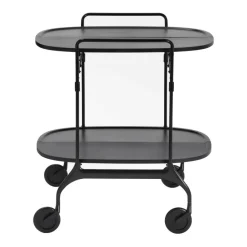 Servierwagen^Kartell Gastone Servierwagen klappbar matt