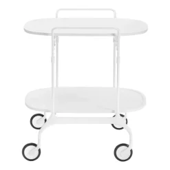Servierwagen^Kartell Gastone Servierwagen klappbar matt