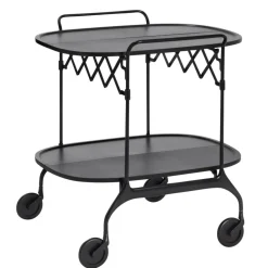 Servierwagen^Kartell Gastone Servierwagen klappbar matt