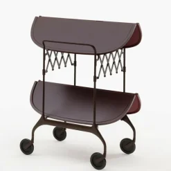 Servierwagen^Kartell Gastone Servierwagen klappbar matt