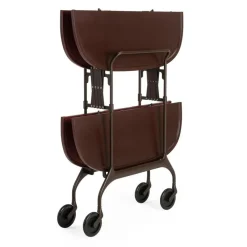 Servierwagen^Kartell Gastone Servierwagen klappbar matt