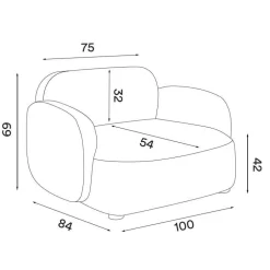 Northern Gem Lounge Sessel mit Armlehnen| Sessel