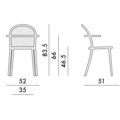 Stühle|Gartenstühle^Kartell Generic C Gartenarmlehnstuhl